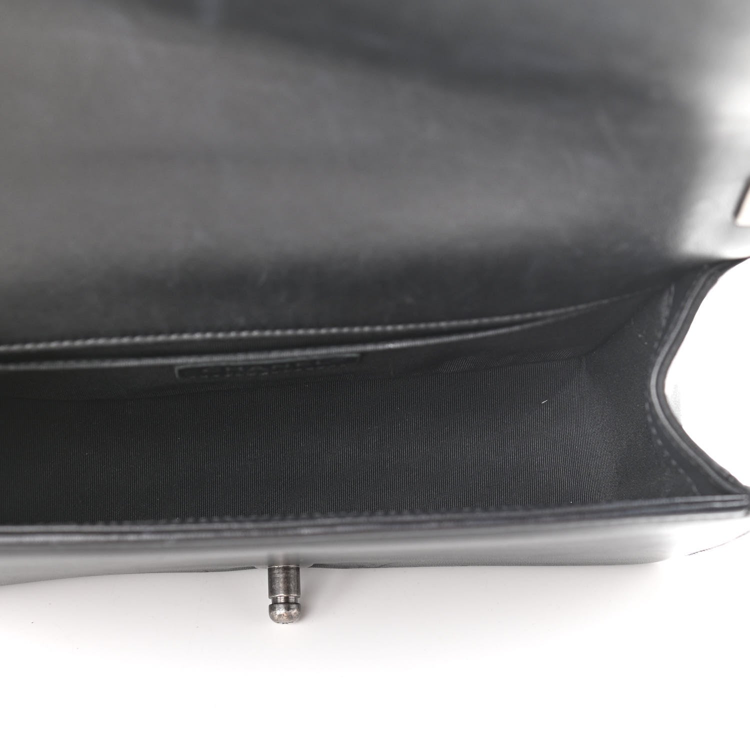 Chanel Lambskin Quilted Medium Boy Flap Black 4 of 12