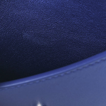 Saint Laurent Metallic Calfskin Monogram Sunset Chain Wallet Blue Royal 11 of 11