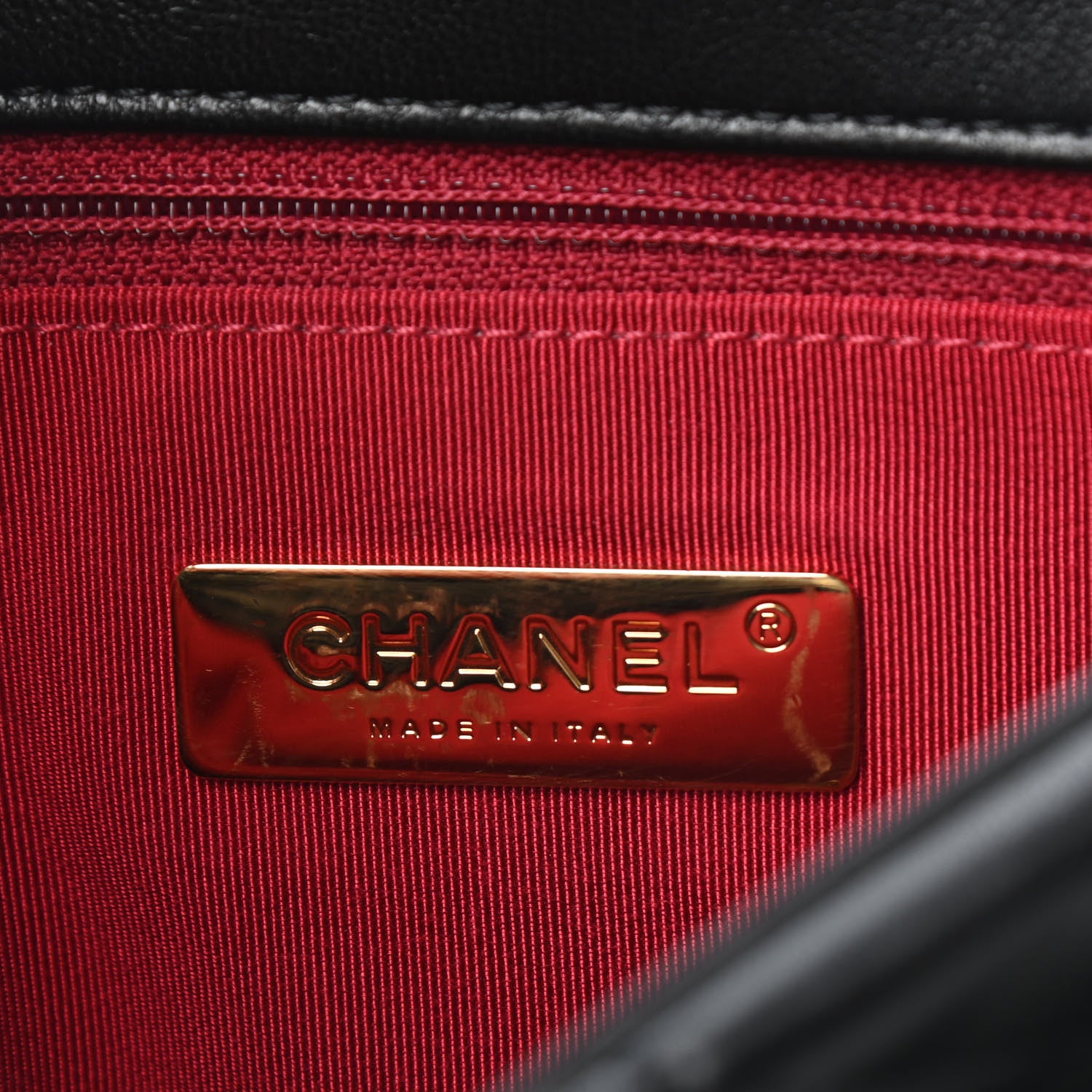 Chanel Lambskin Quilted Medium Chanel 19 Flap Black 6 of 9