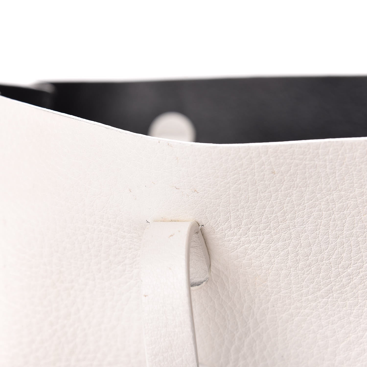 Balenciaga Smooth Calfskin Double Sided Small Everyday Tote Optic White Black 10 of 18