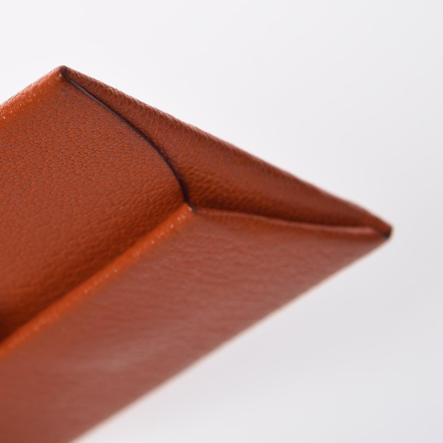 Hermes Chevre Mysore Bastia Coin Purse Feu 10 of 12