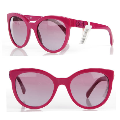 Chanel Pantos CC Signature 5315 Sunglasses Fuchsia 1 of 6