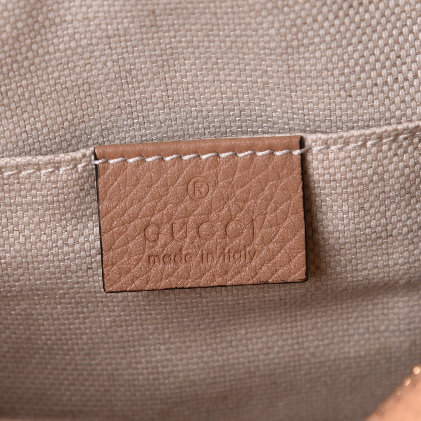 Pebbled Calfskin Small Soho Disco Bag Camelia