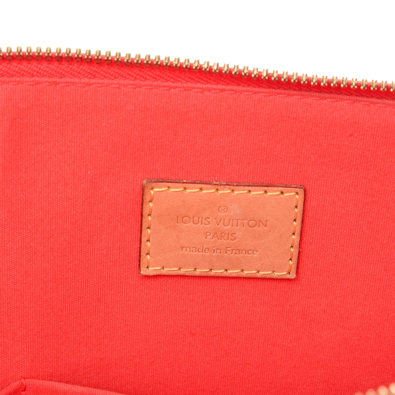 Louis Vuitton Vernis Alma GM Rouge Grenadine 6 of 12