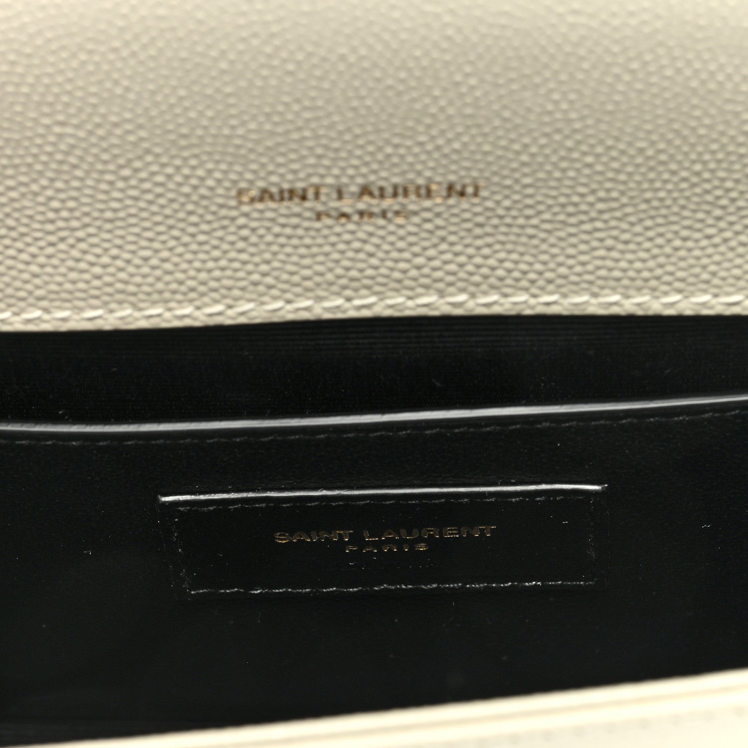 Saint Laurent Grain De Poudre Small Monogram Kate Satchel Crema Soft 6 of 8