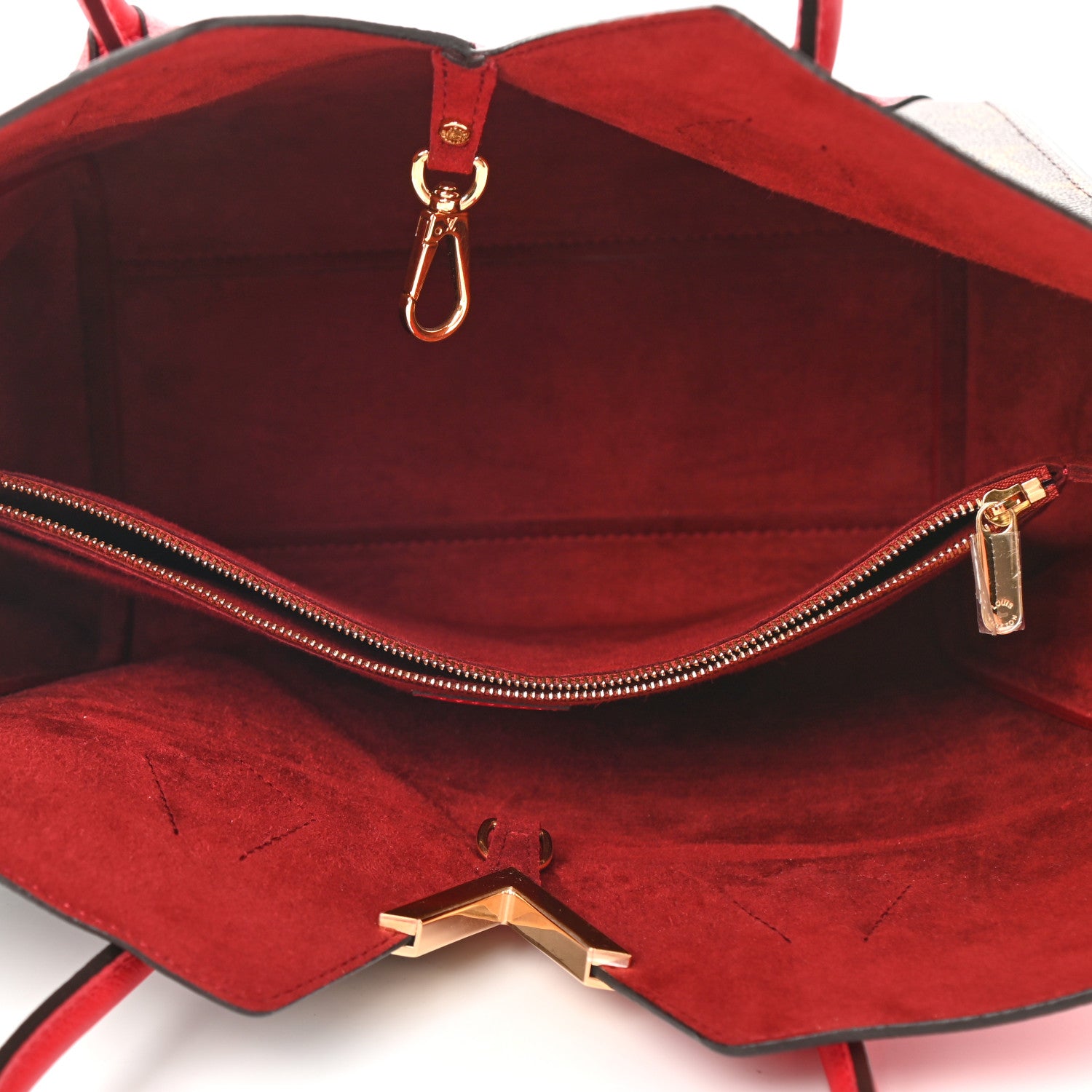 Louis Vuitton Calfskin Monogram Kimono Tote Cherry 5 of 9