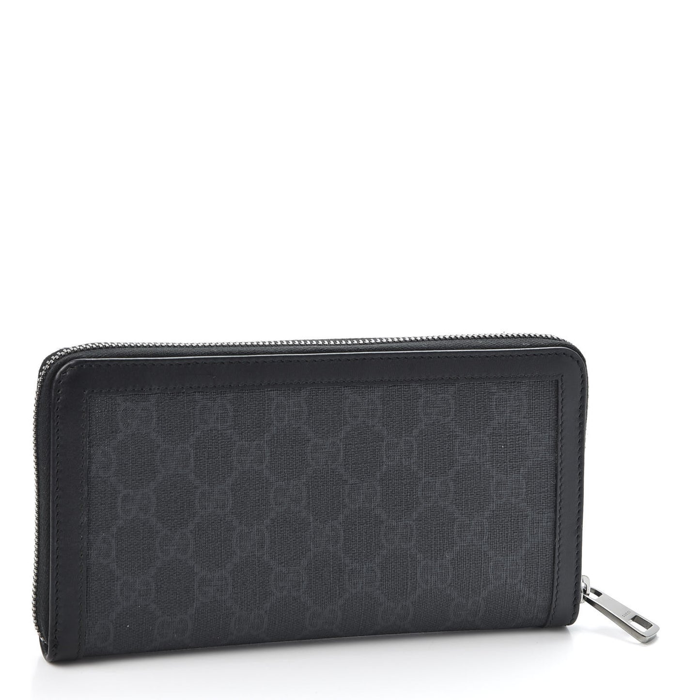 GG Supreme Monogram Zip Around Wallet