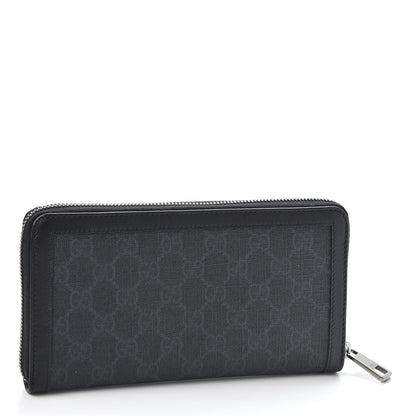Gucci GG Supreme Monogram Zip Around Wallet 2 of 8