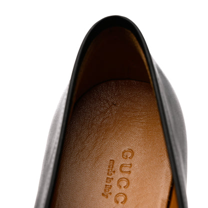 Gucci Calfskin Womens Jordaan Loafers 36.5 Black 10 of 12