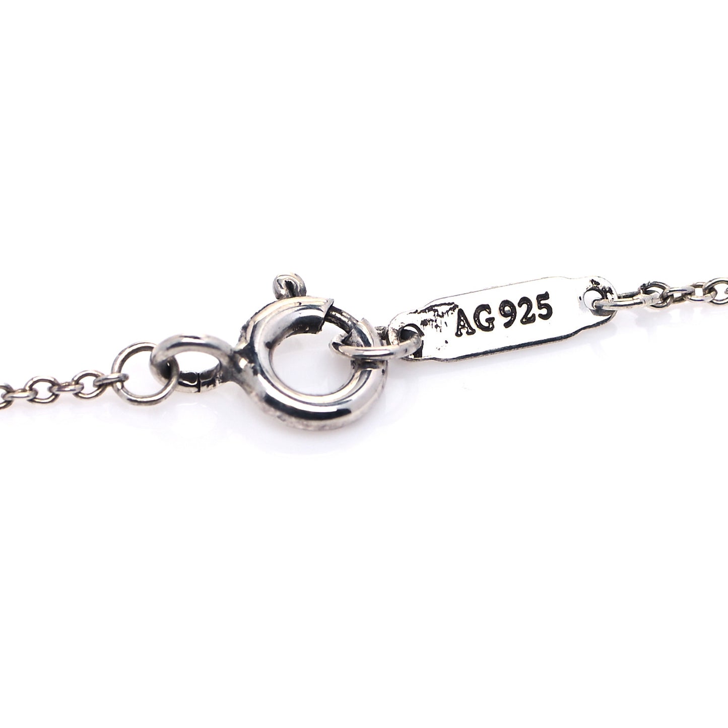 Sterling Silver Letter Y Round Pendant Necklace
