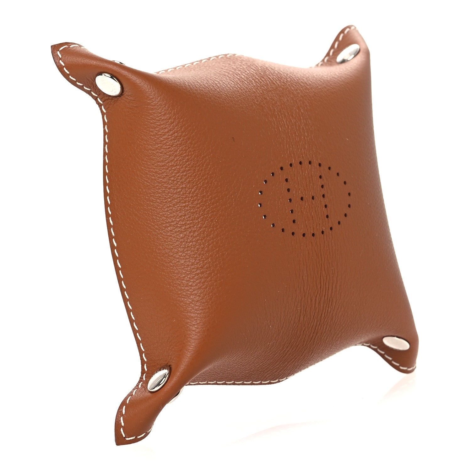 Hermes Taurillon Mini Mises et Relances Evelyne Change Tray Gold