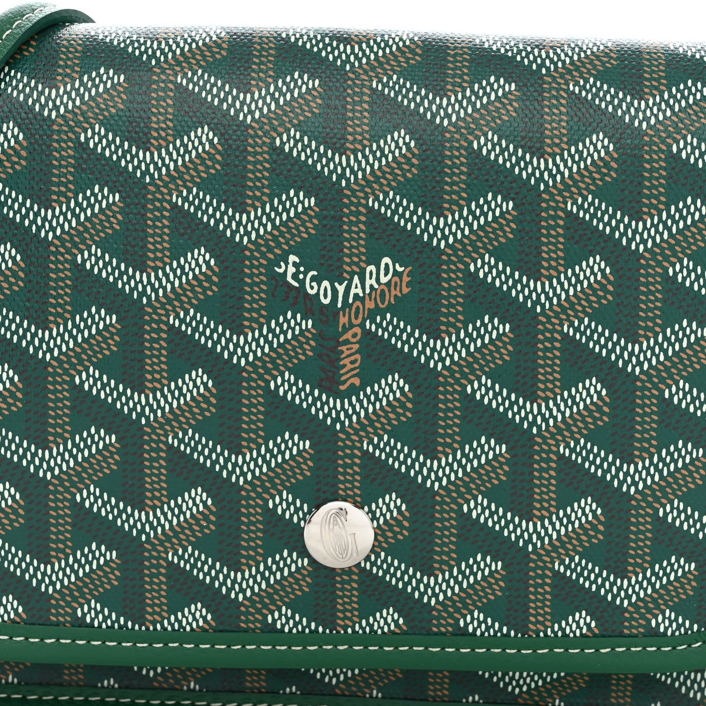 Goyardine Plumet Wallet Clutch Green