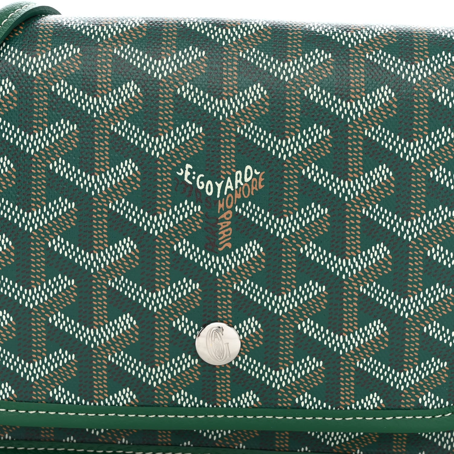 Goyard Goyardine Plumet Wallet Clutch Green 10 of 12