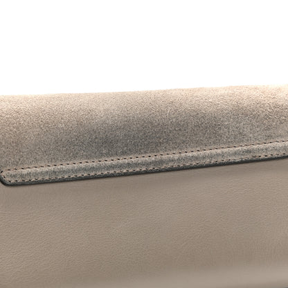 Chloe Suede Calfskin Mini Faye Shoulder Bag Motty Grey 10 of 11