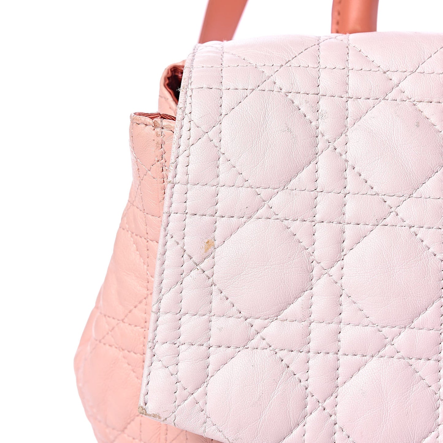 Lambskin Cannage Large Stardust Backpack Pink
