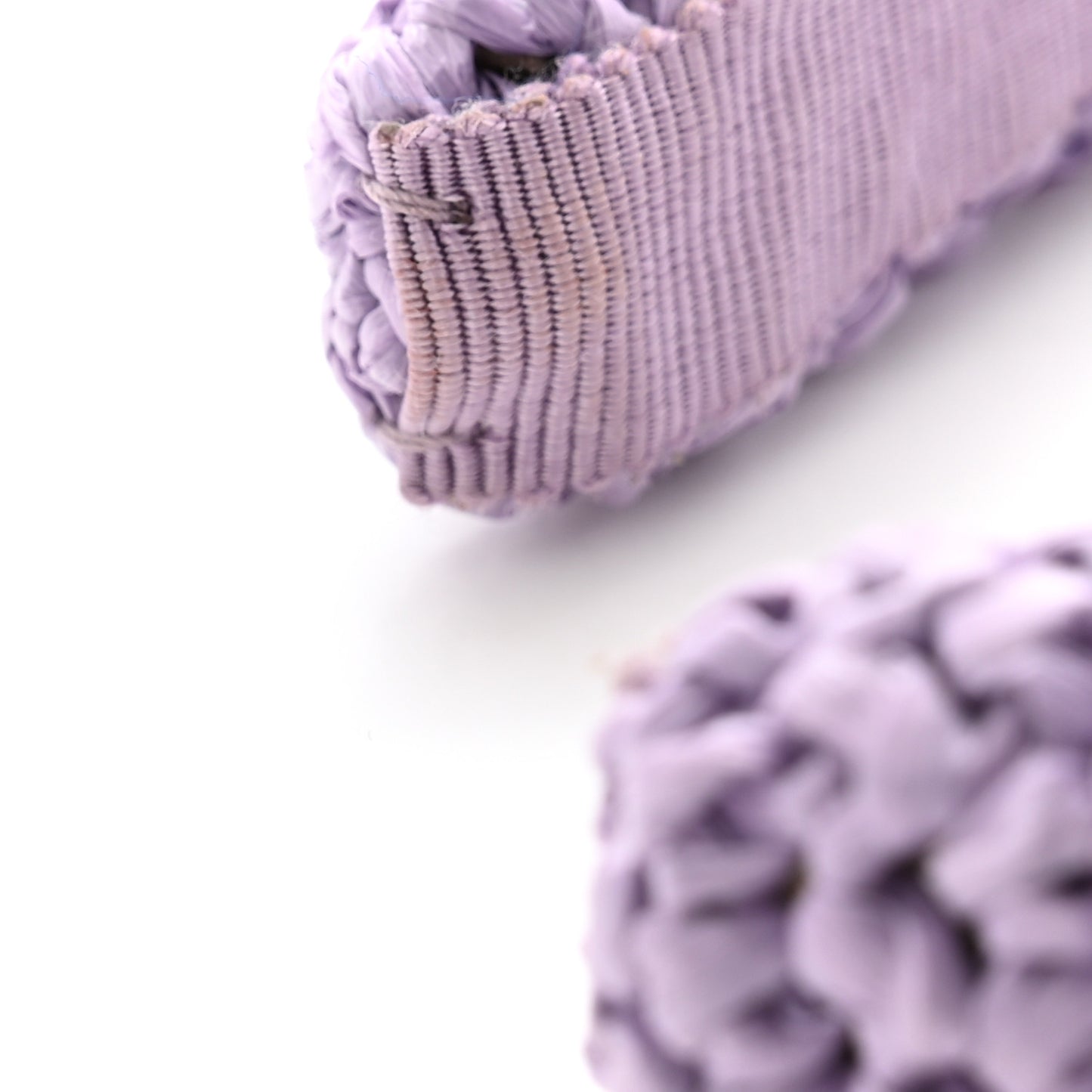 Yarn Raffia Effect Crochet Metal Triangle Logo Headband Lilium