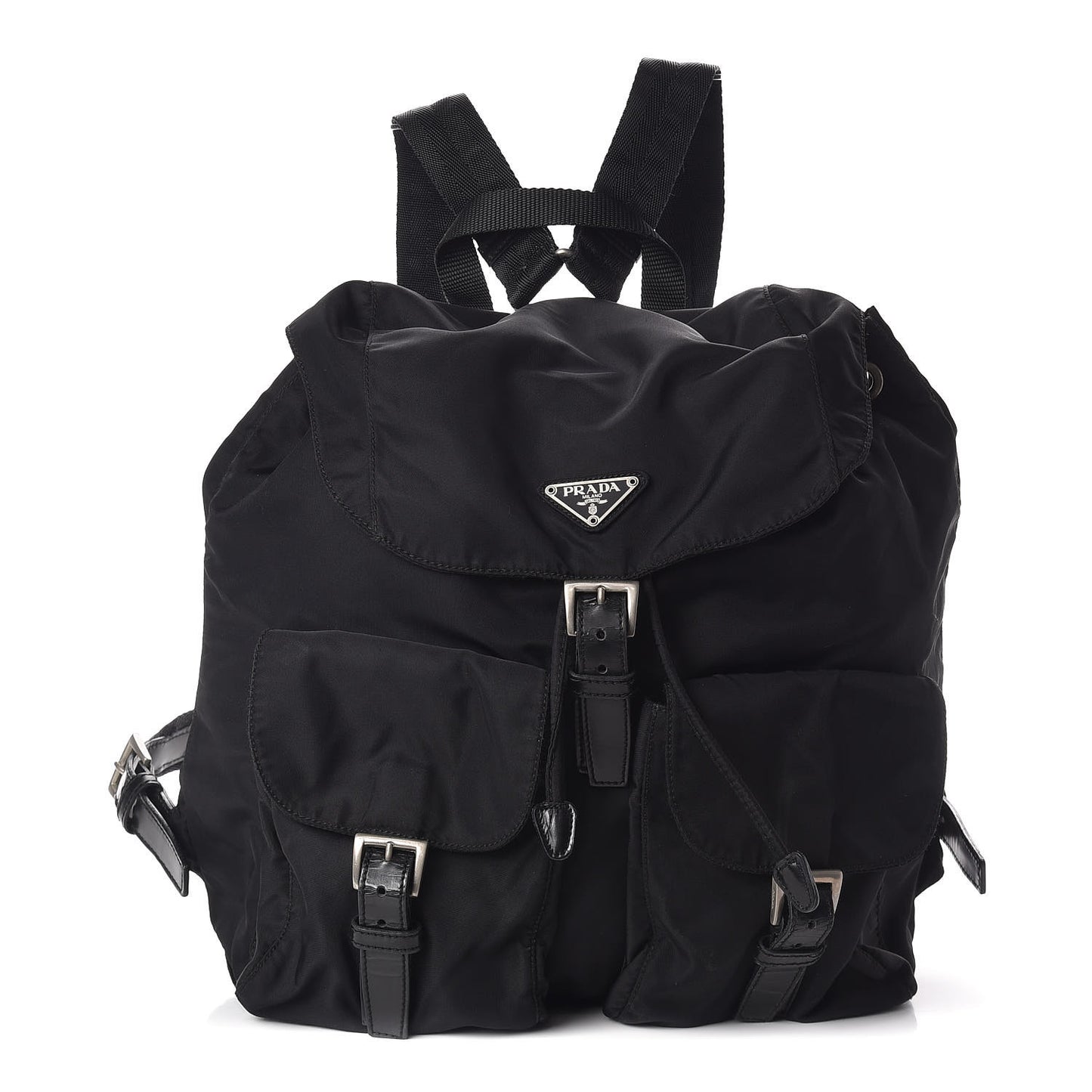 Nylon Vela Medium Backpack Black