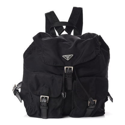 Prada Nylon Vela Medium Backpack Black 1 of 16