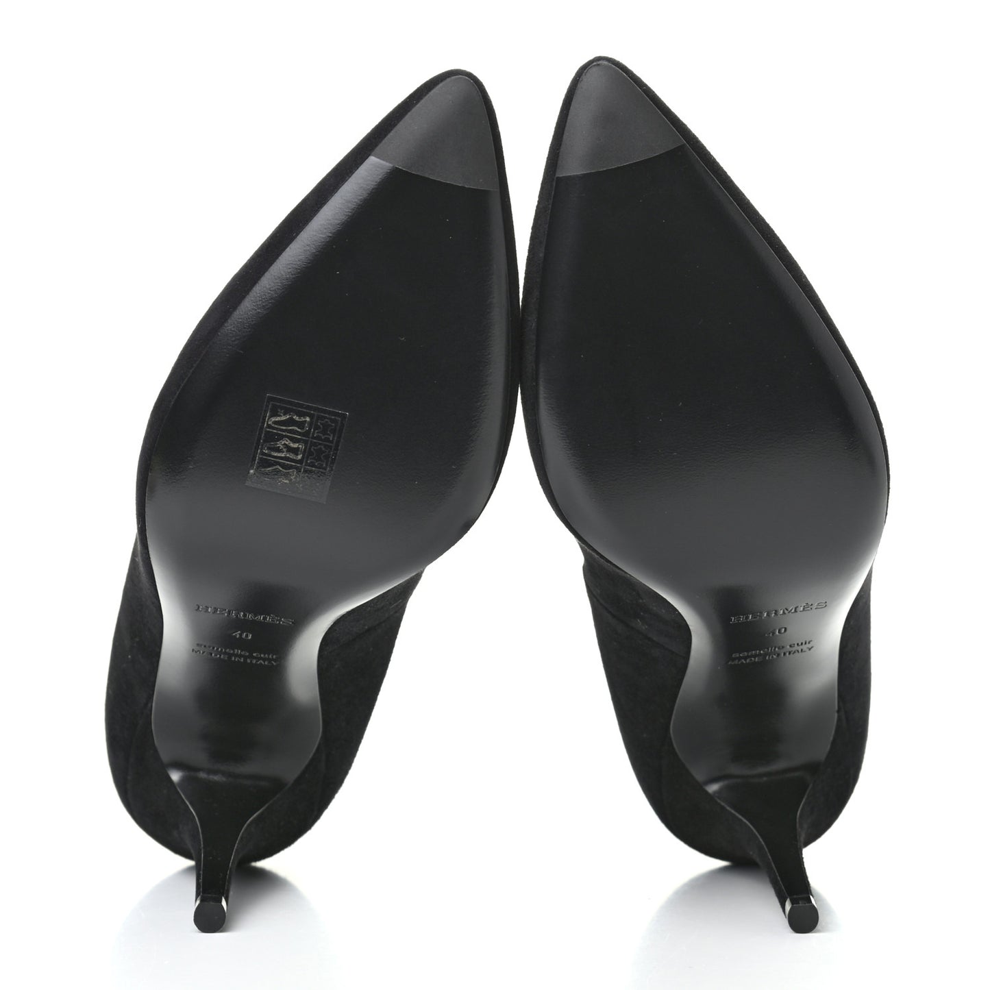 Suede Goatskin Victoire 90 Pumps 40 Black