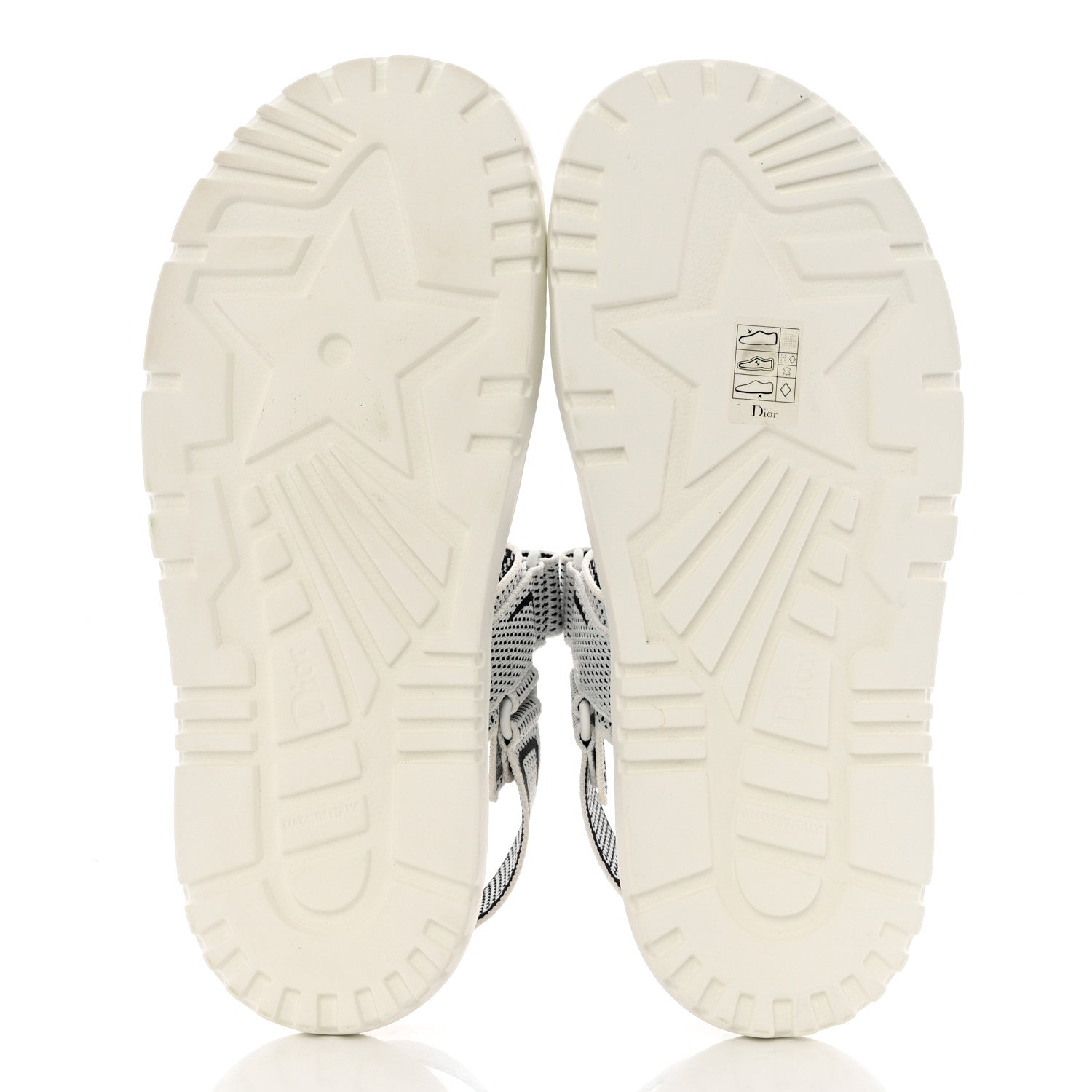 Christian Dior Technical Knit Jute Dioract 10mm Sandals 40 White Black 5 of 8
