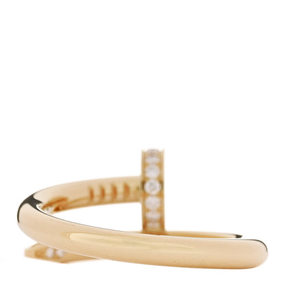 Cartier 18K Yellow Gold Diamond Juste Un Clou Ring 53 6.25 3 of 6