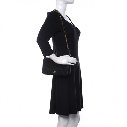 Chanel Lambskin Quilted Small Single Flap Black 2 of 16