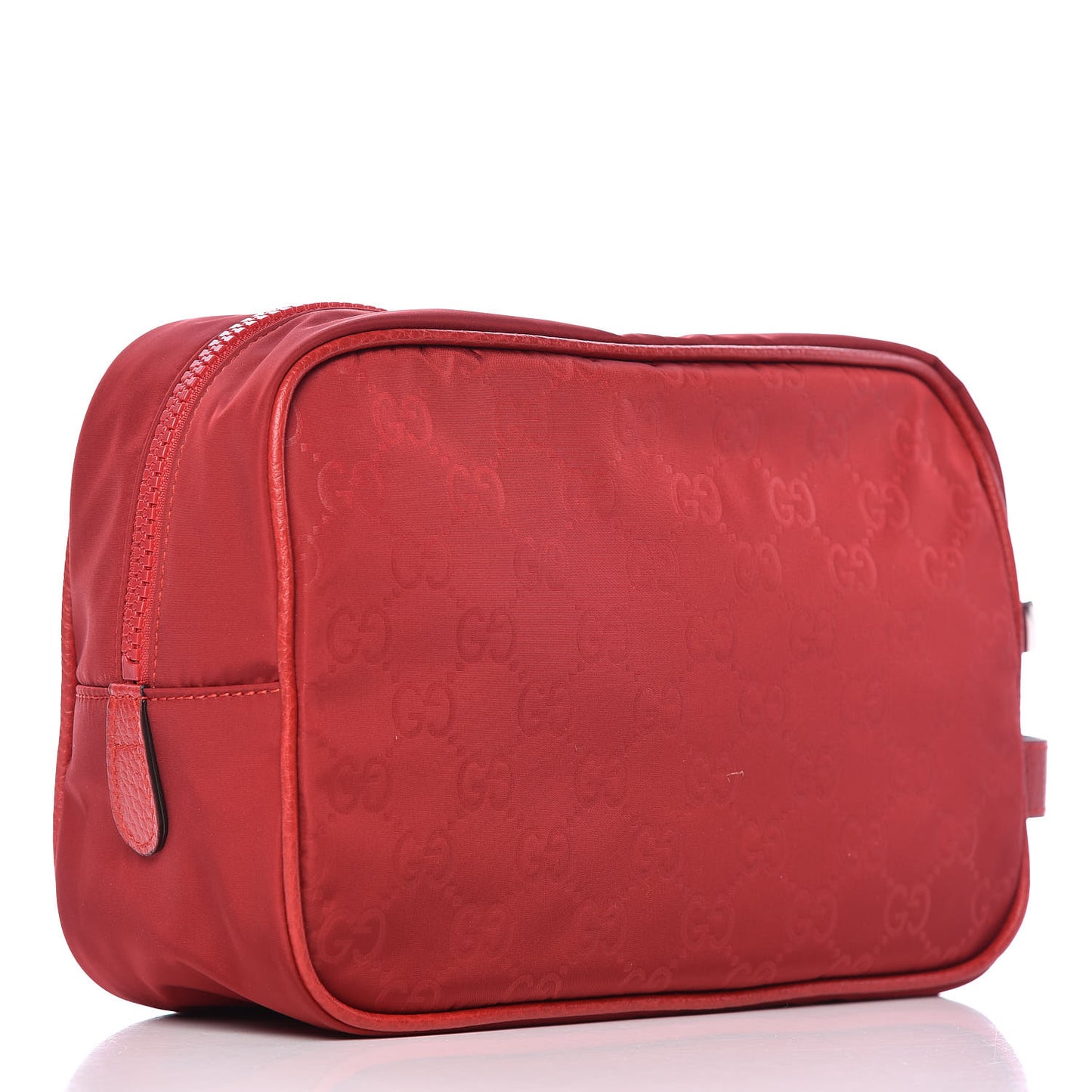 Nylon Monogram Dolmias Pouch Vibrant Red