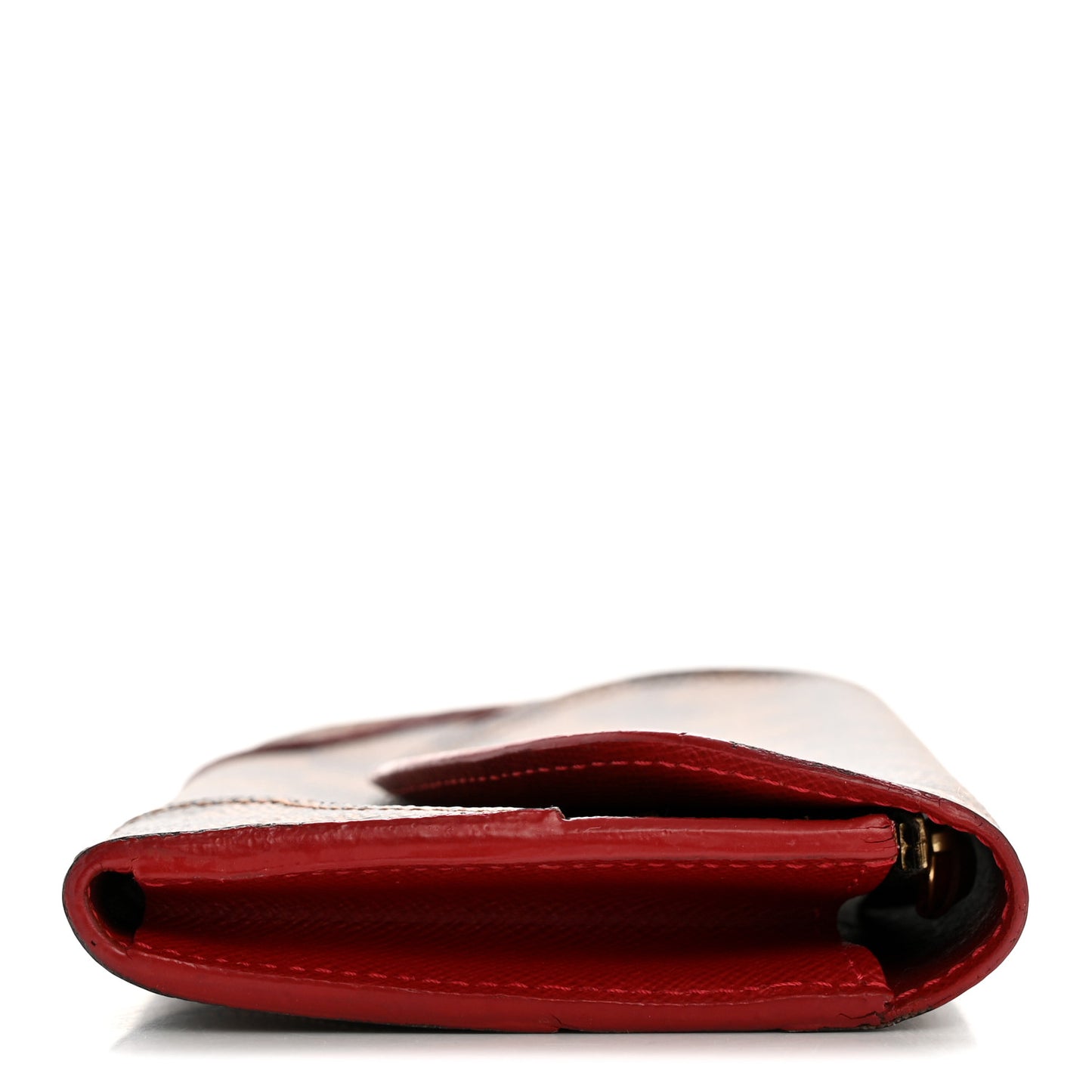 Damier Ebene Caissa Wallet Cherry