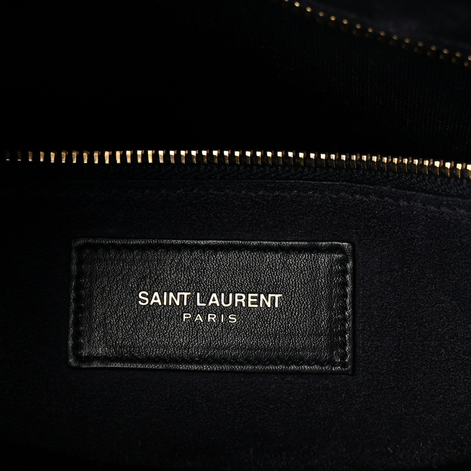 Saint Laurent Calfskin Large Sac de Jour Carryall Navy Blue 6 of 9