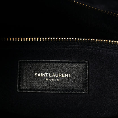 Saint Laurent Calfskin Large Sac de Jour Carryall Navy Blue 6 of 9