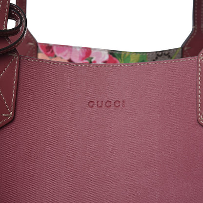 Gucci GG Supreme Monogram Blooms Large Reversible Tote Beige Multicolor Dry Rose 17 of 17