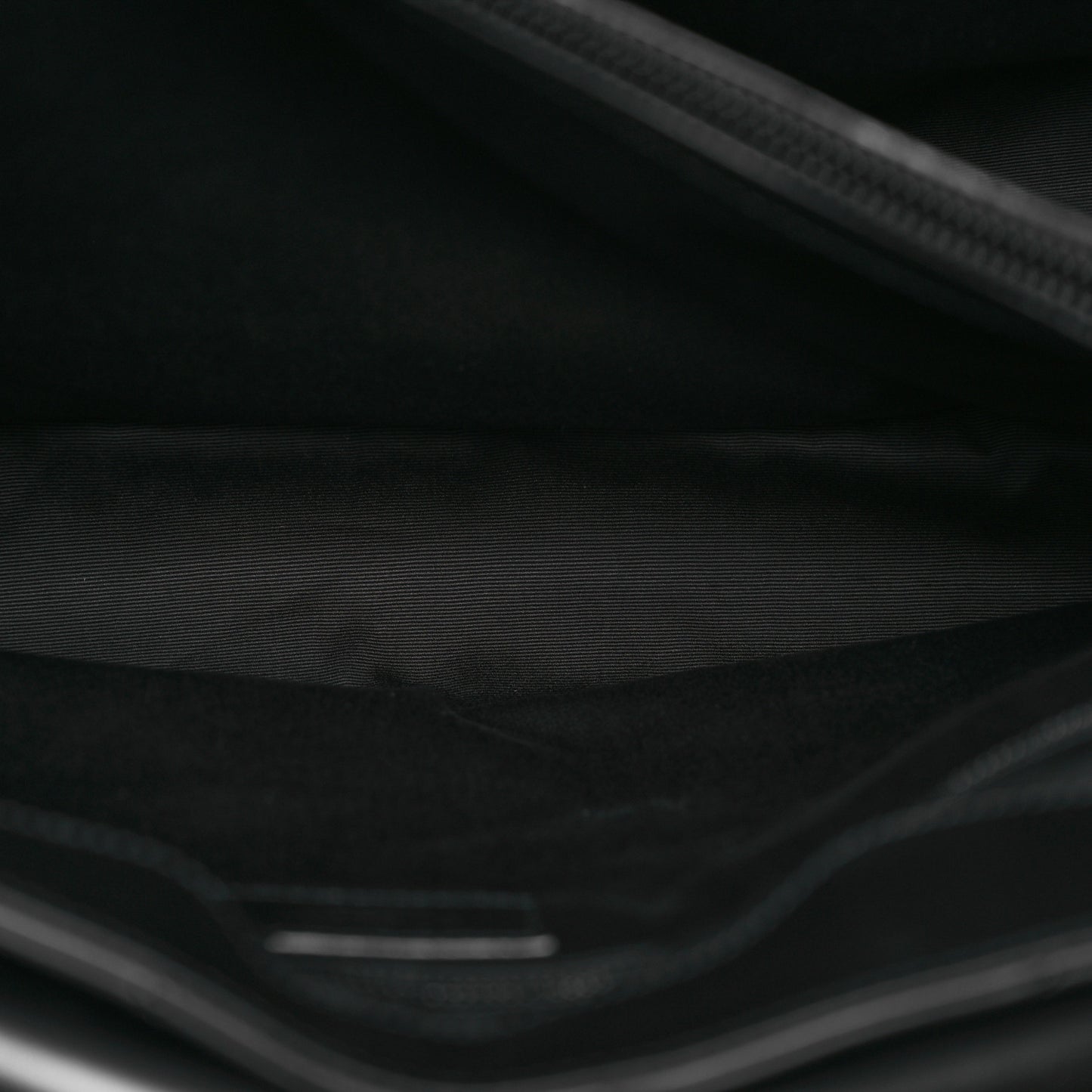 Calfskin Y Quilted Monogram Monochrome Large Loulou Chain Satchel Black