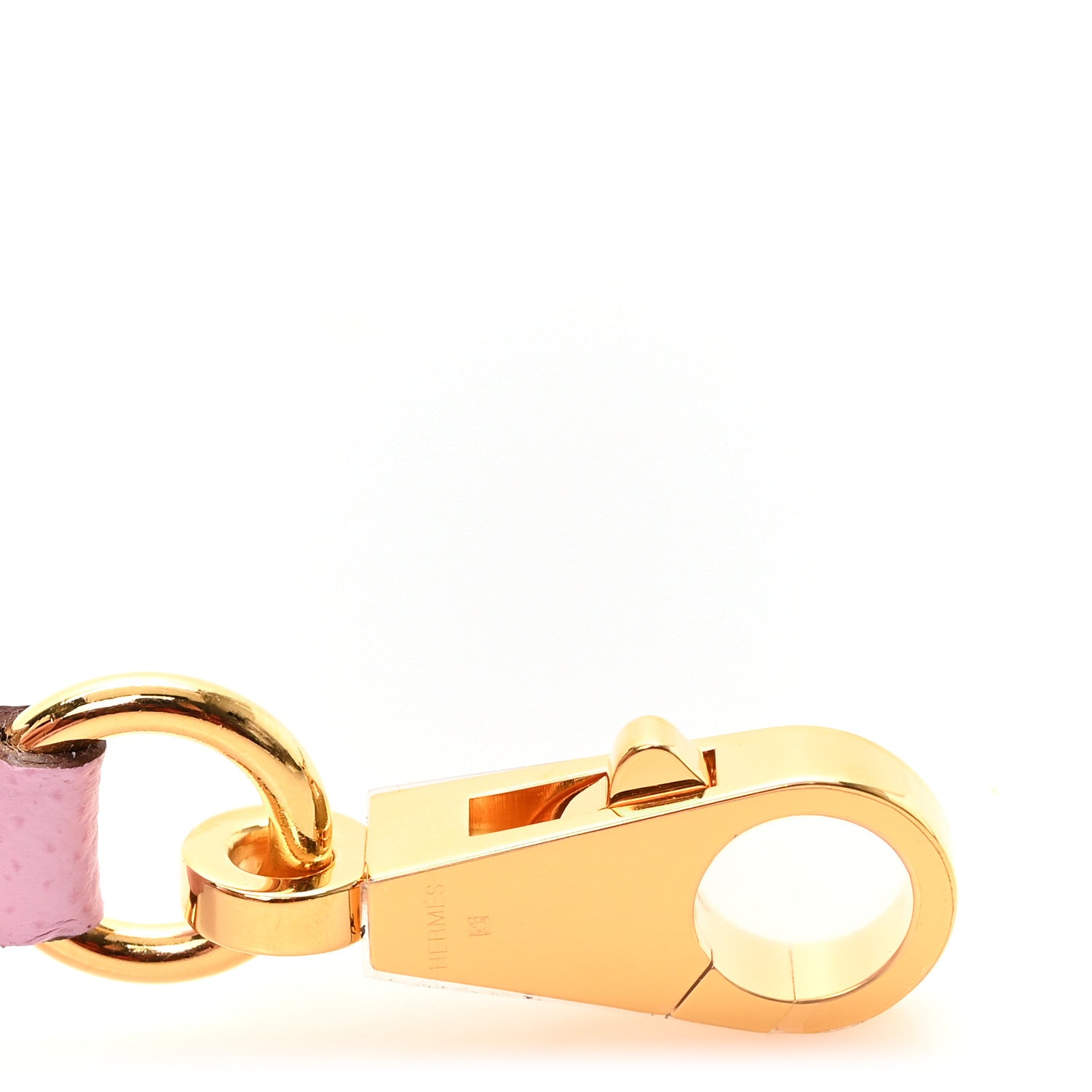 Hermes Epsom 25mm Mousqetons Tressage Shoulder Strap Mauve Sylvestre Rouge H Jaune De Naples 3 of 4
