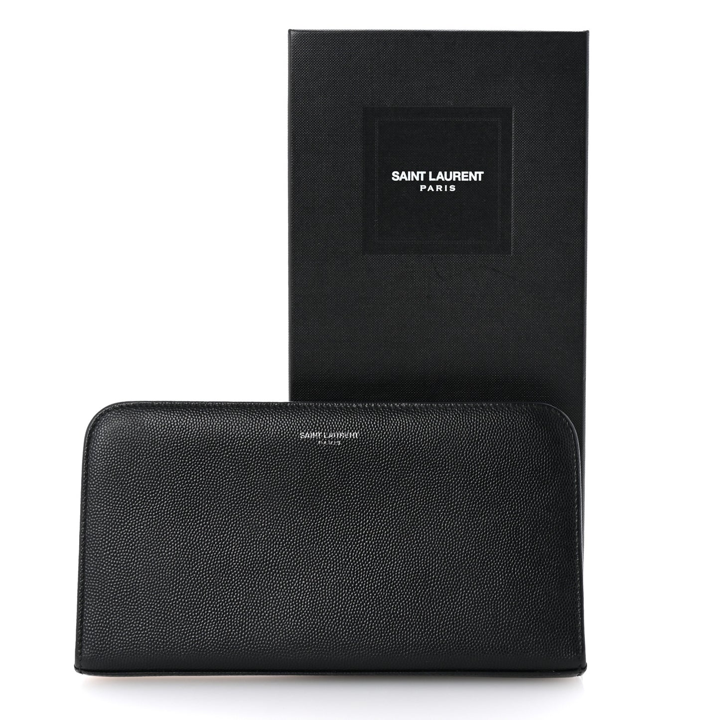 Grain De Poudre Zip Around Travel Wallet Black
