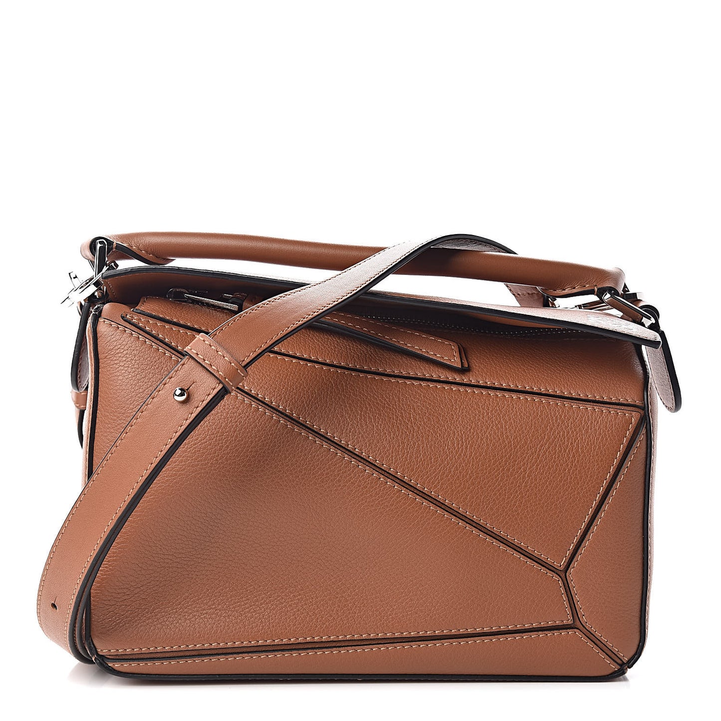 Calfskin Small Puzzle Bag Tan