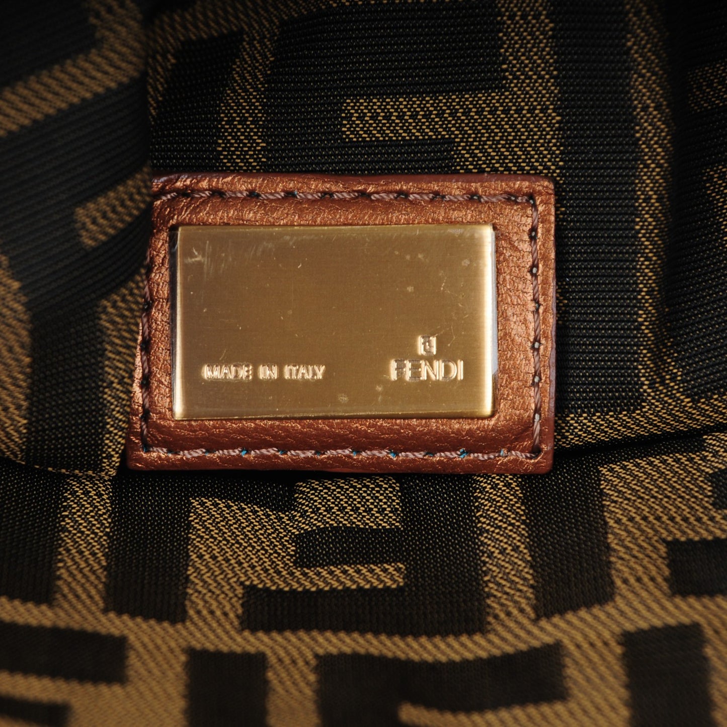 Nappa Fortuny Hologram Spy Tobacco Oro Ambrato