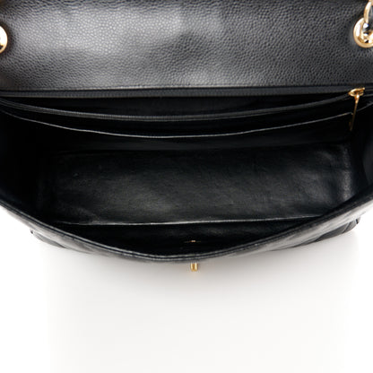 Chanel Caviar Quilted Maxi Single Flap Black 5 of 11