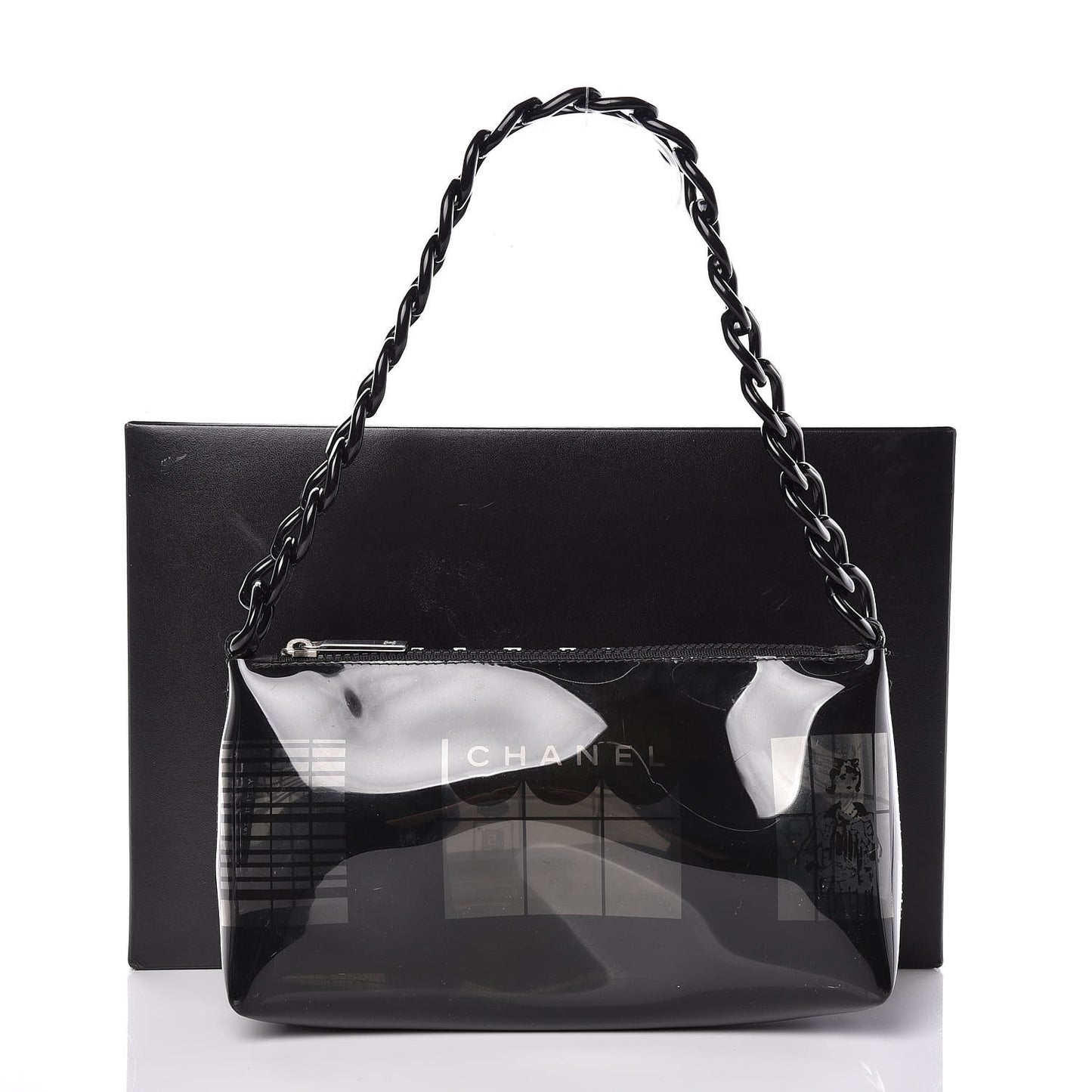 Vinyl Coco Window Pochette Black