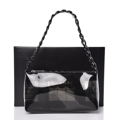 Chanel Vinyl Coco Window Pochette Black 14 of 14