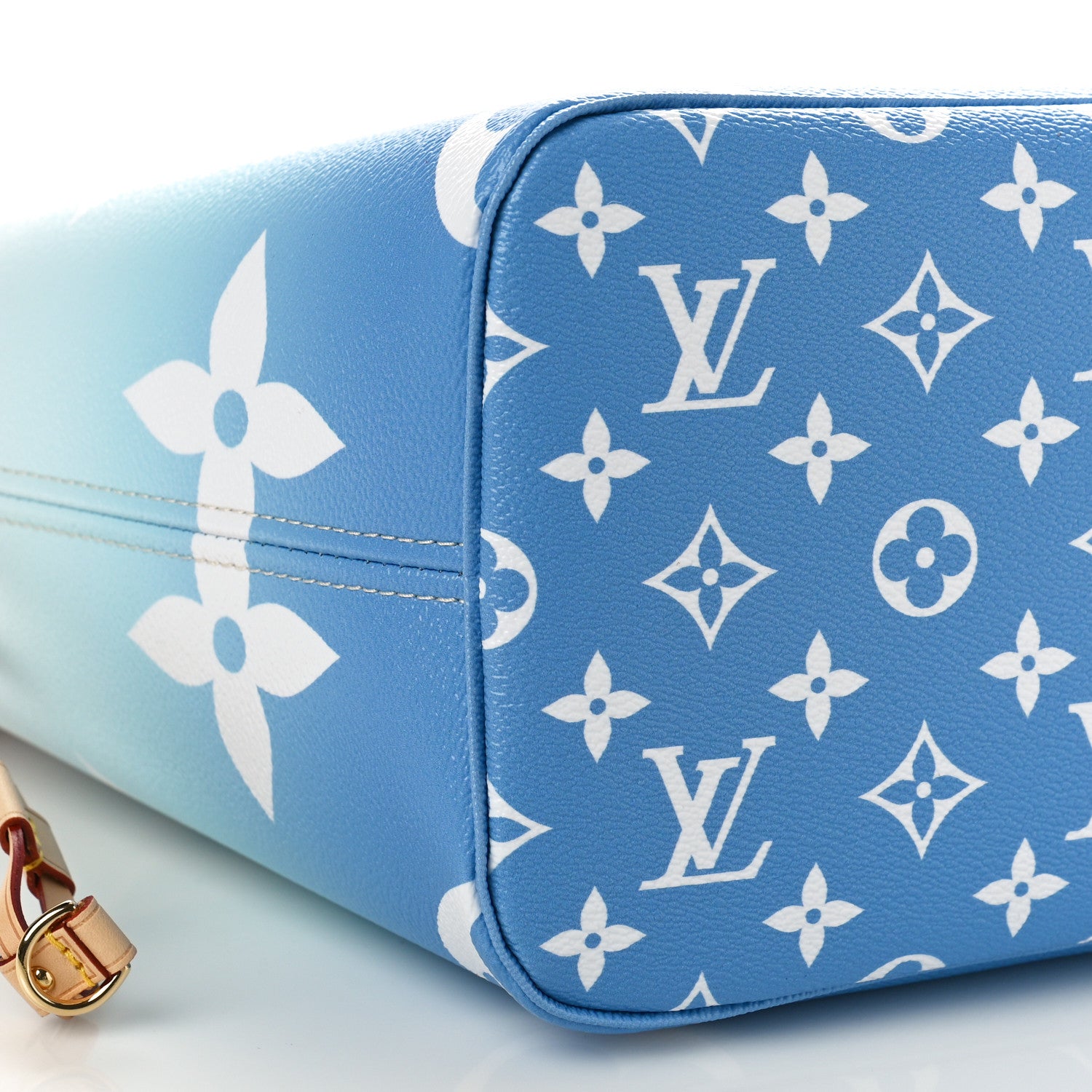 Louis Vuitton Monogram Giant By The Pool Neverfull MM Blue 8 of 11
