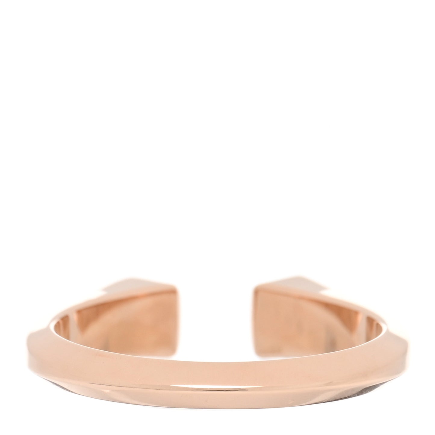 18K Rose Gold Diamond PM Clou de Forge Ring 53 6.25
