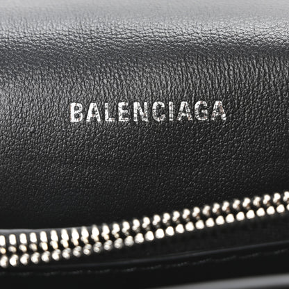 Balenciaga Paper Calfskin Small Crush Sling Bag Black 6 of 9