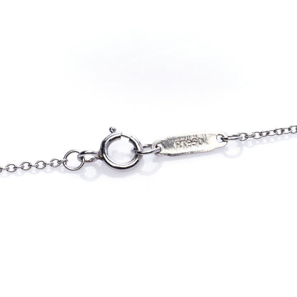 Tiffany Platinum Diamond Mini Heart Pendant Necklace 5 of 6