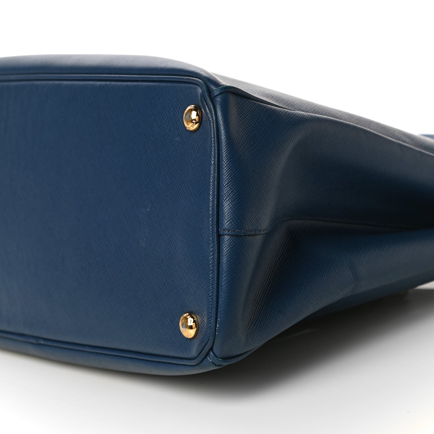 Prada Saffiano Lux Medium Double Zip Tote Bluette 6 of 11