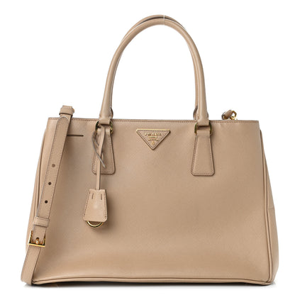 Prada Saffiano Large Galleria Double Zip Tote Argilla 1 of 7