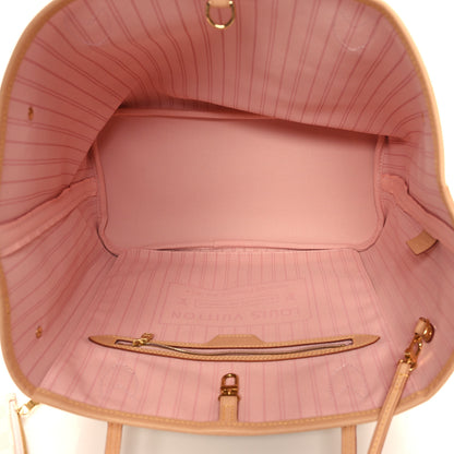 Louis Vuitton Damier Azur Neo Neverfull MM Rose Ballerine 6 of 12