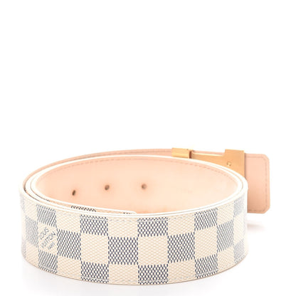 Louis Vuitton Damier Azur LV Initiales Belt 95 38 3 of 11