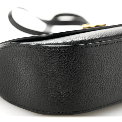 Mulberry Small Classic Grain Calfskin Mini Amberley Flap Black 9 of 13