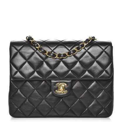 Chanel Lambskin Quilted Small Flap Black 1 of 9