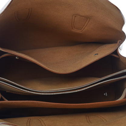 MCM Grained Calfskin Medium Milla Tote Natural 7 of 10